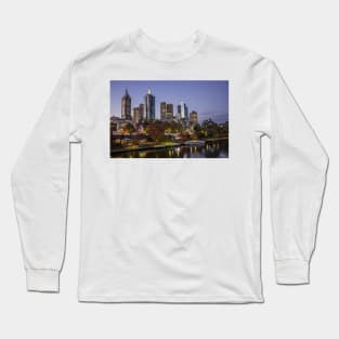 Melbourne from Princess Bridge, Victoria, Australia. Long Sleeve T-Shirt